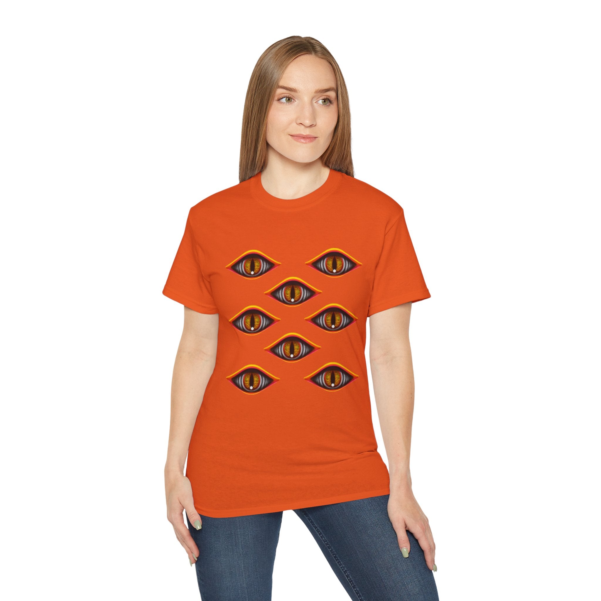 Mystic Eyes Graphic Tee — Psychedelic All-Seeing Eye T-Shirt #hfs84300