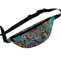 Paisley Swirl Fanny Pack — Colorful Boho Festival Waist Bag.  #fb3