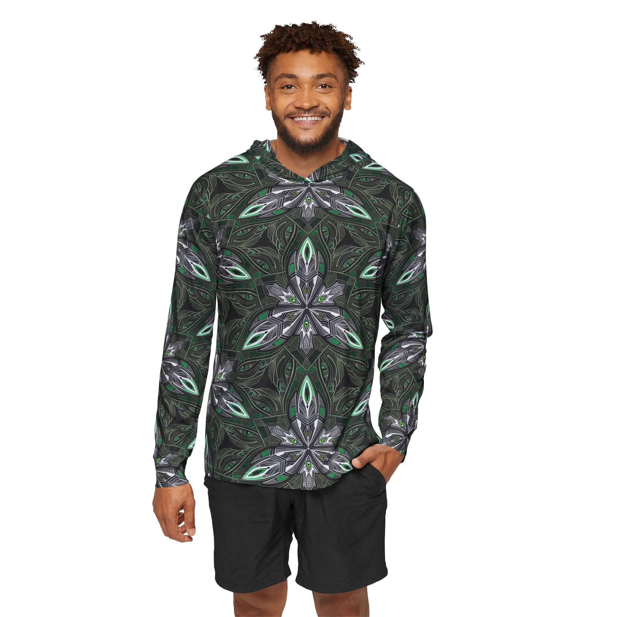 Kaleidoscope Floral Performance Hoodie. #y77743