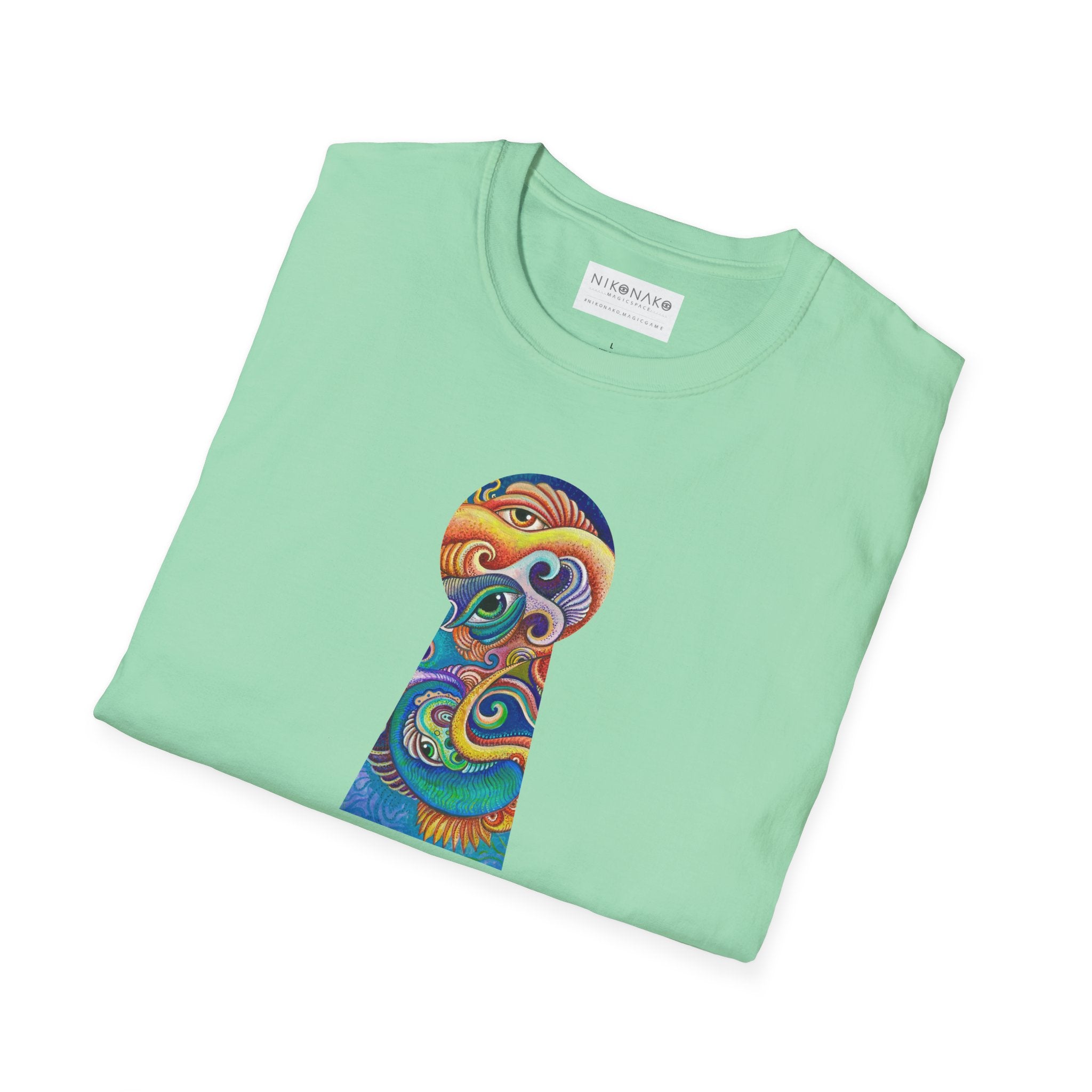 Unisex Softstyle Keyhole T-Shirt