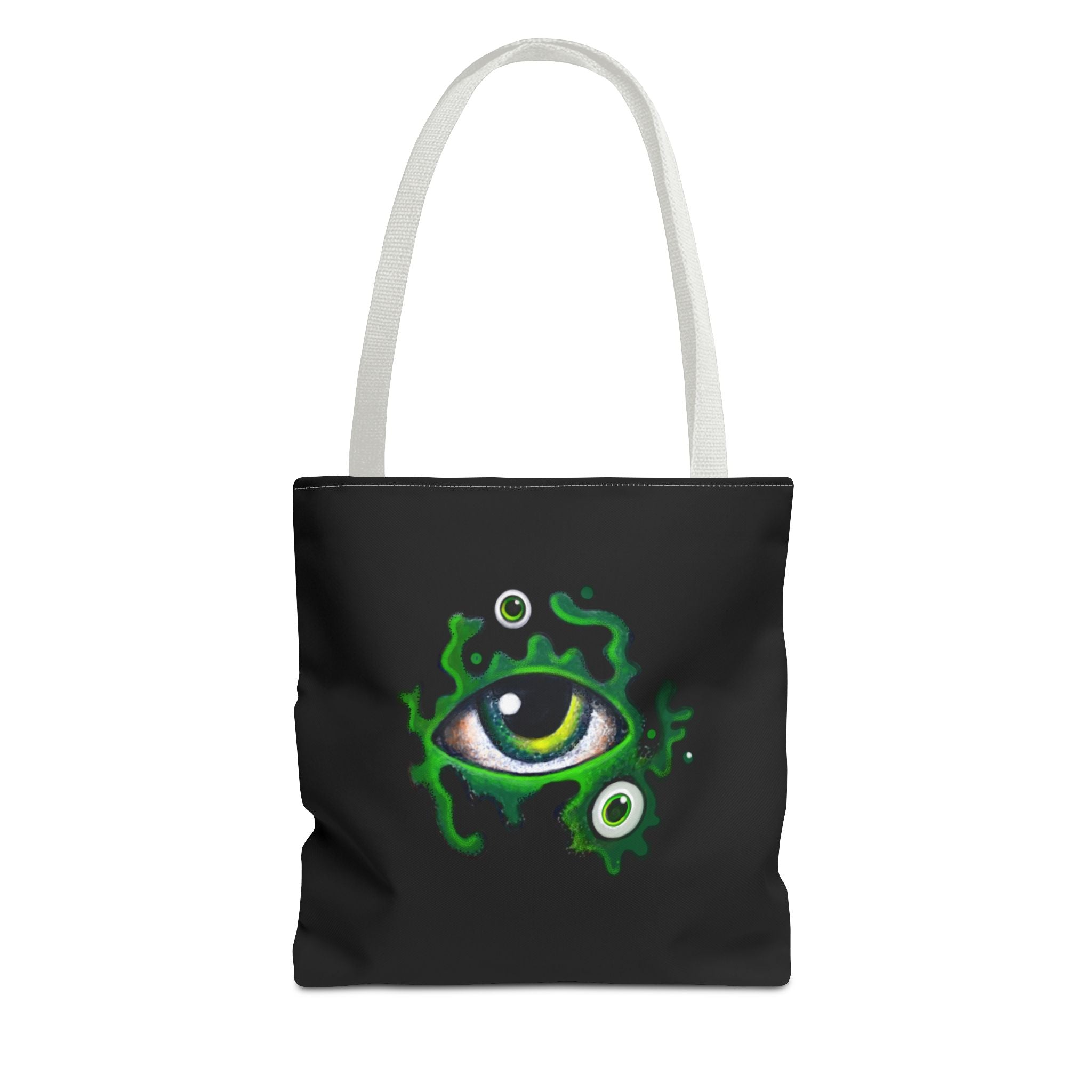Green Mystic Eye Tote Bag – All-Over Print Gothic Style Shopper #g778975