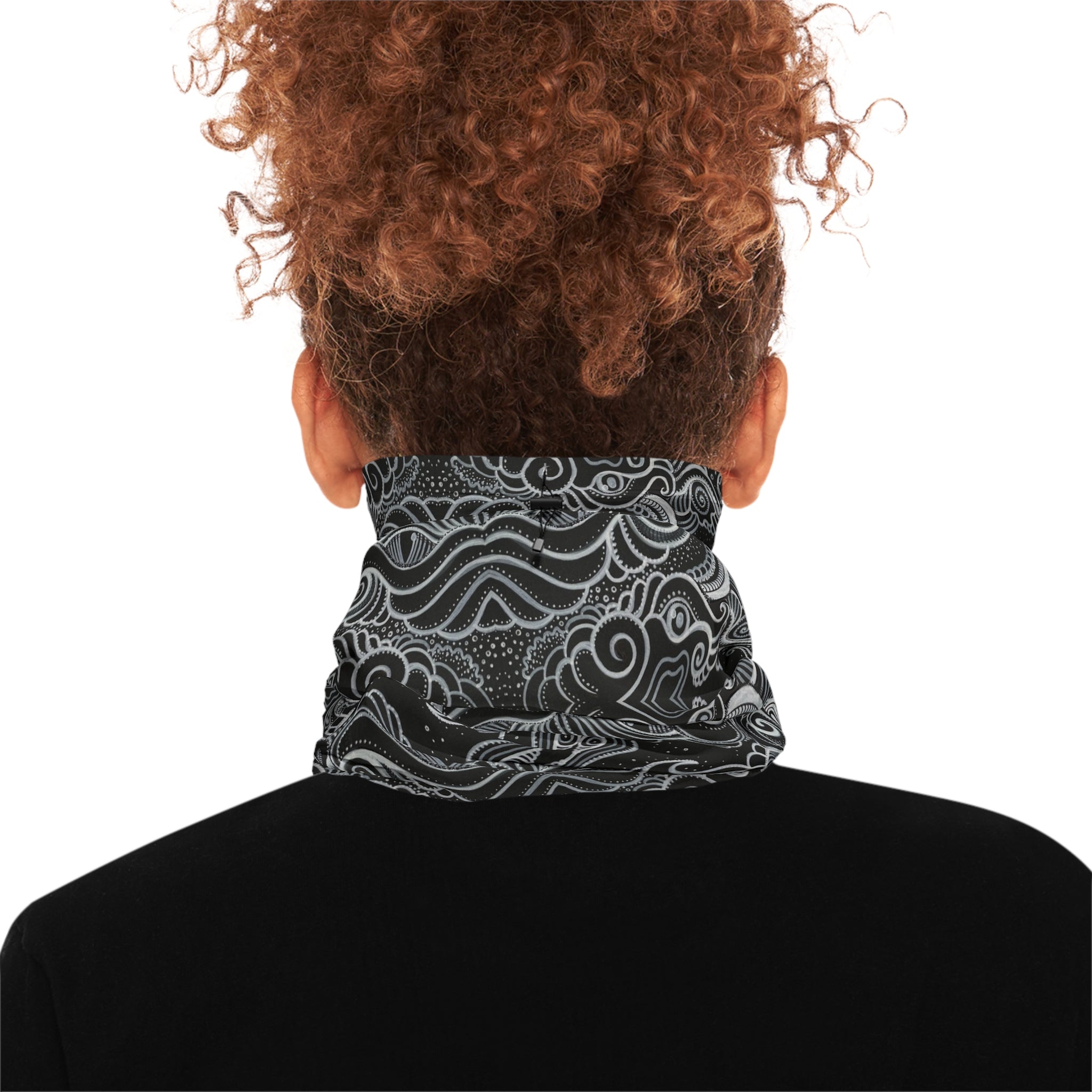 Winter Neck Gaiter With Drawstring #ag65134