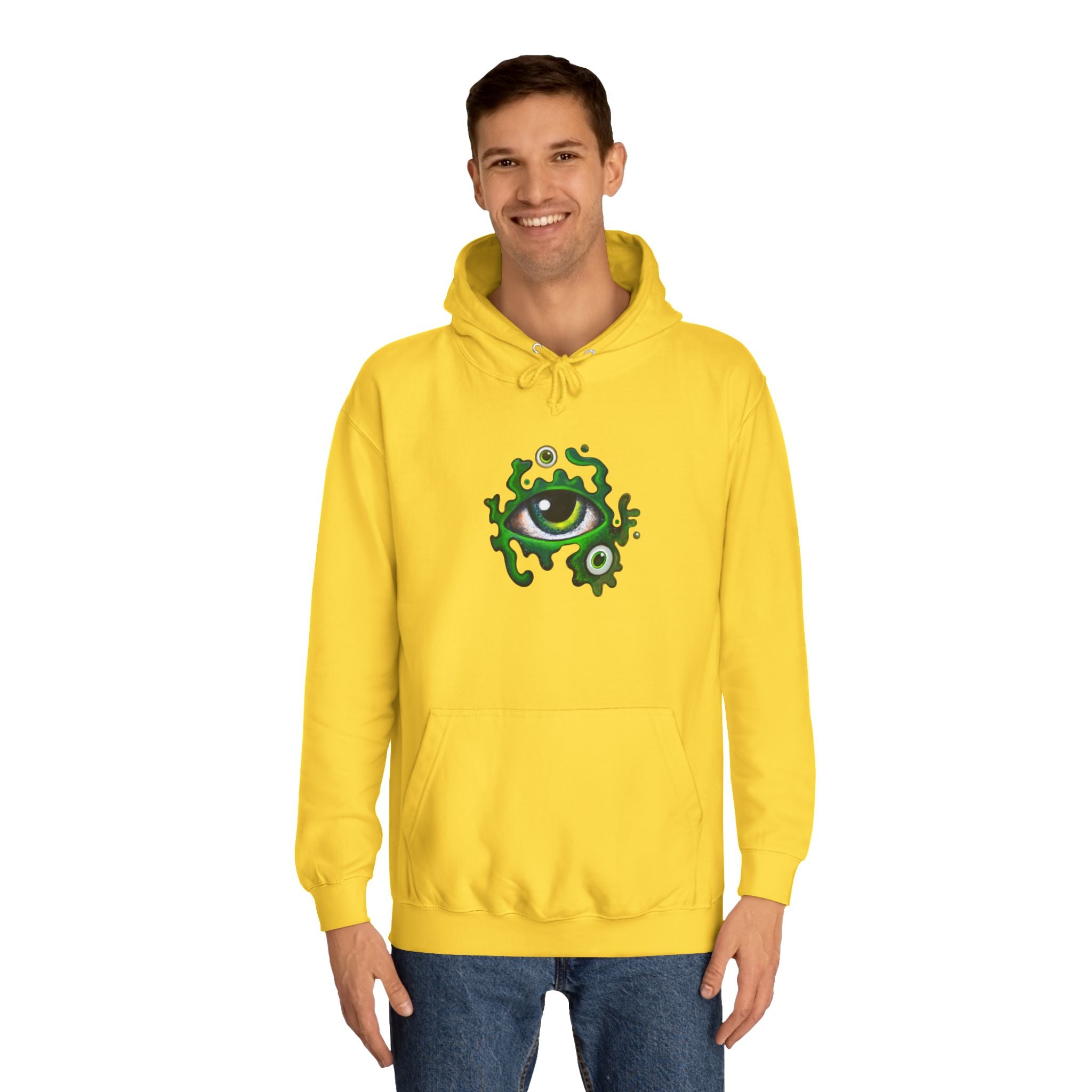 Green Eye Graphic Hoodie #r9764567