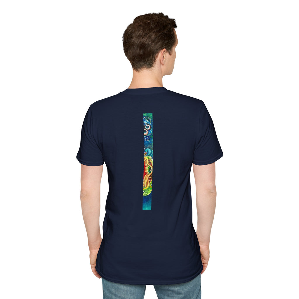 Psychedelic Prism Triangle T-Shirt #h7432887