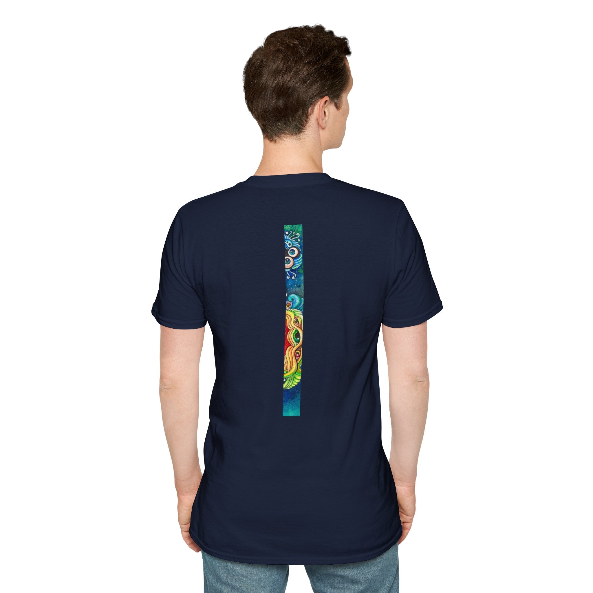 Psychedelic Prism Triangle T-Shirt #h7432887