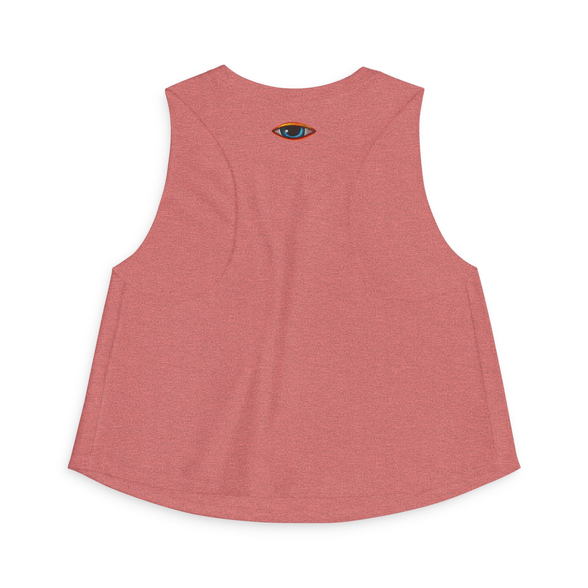 Psychedelic Paisley Crop Top – Colorful Retro Swirl Tank #w2462