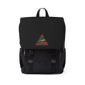 Triangle Eye Pattern Backpack — Casual Shoulder Backpack with Mystic Geometric Design #lit095420