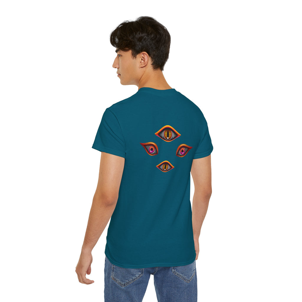 Mystic Eyes Graphic Tee — Psychedelic All-Seeing Eye T-Shirt #hfs84300