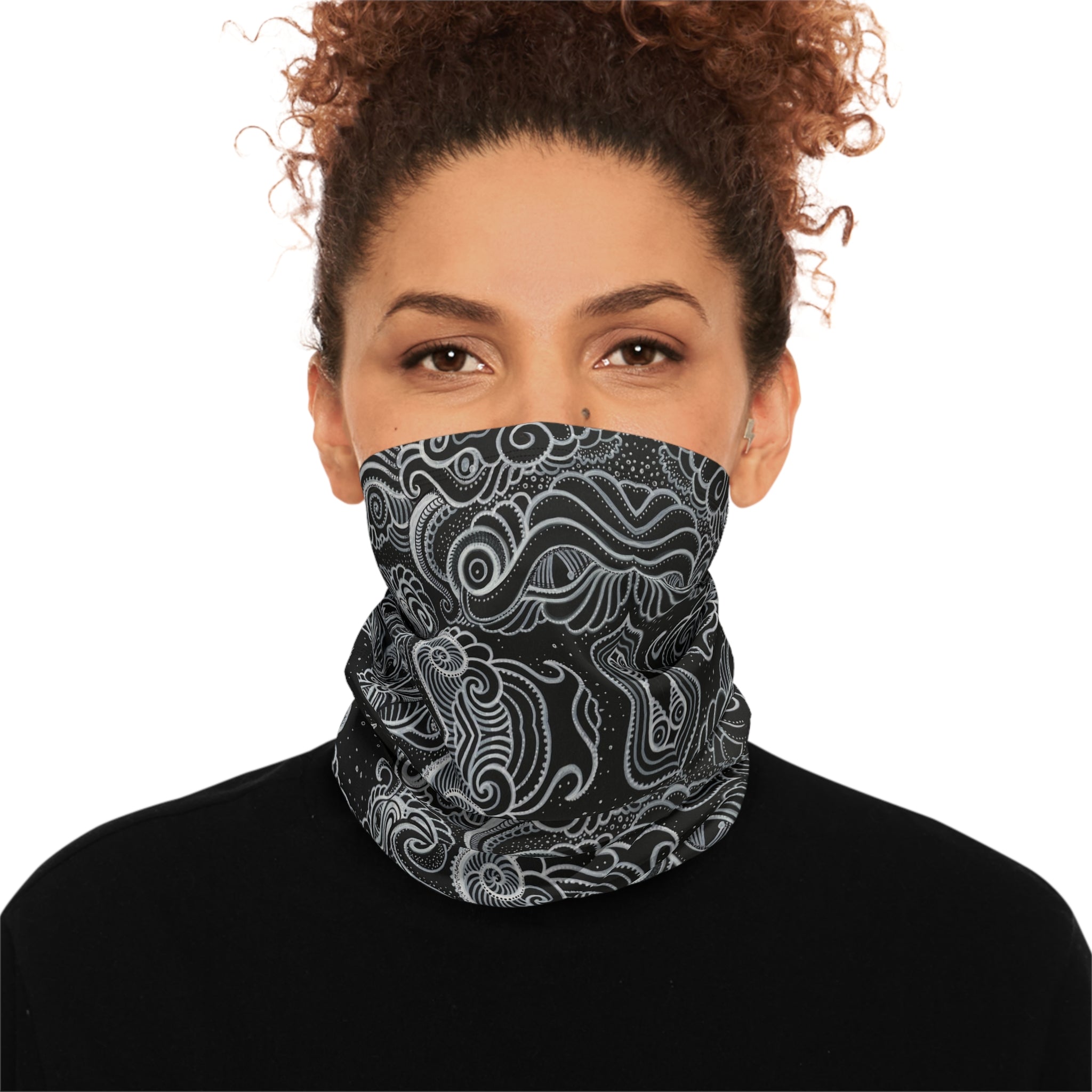 Winter Neck Gaiter With Drawstring #ag65134