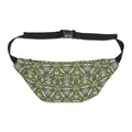 Green Celtic Knot Large Fanny Pack – Boho Festival Waist Bag #jg00764