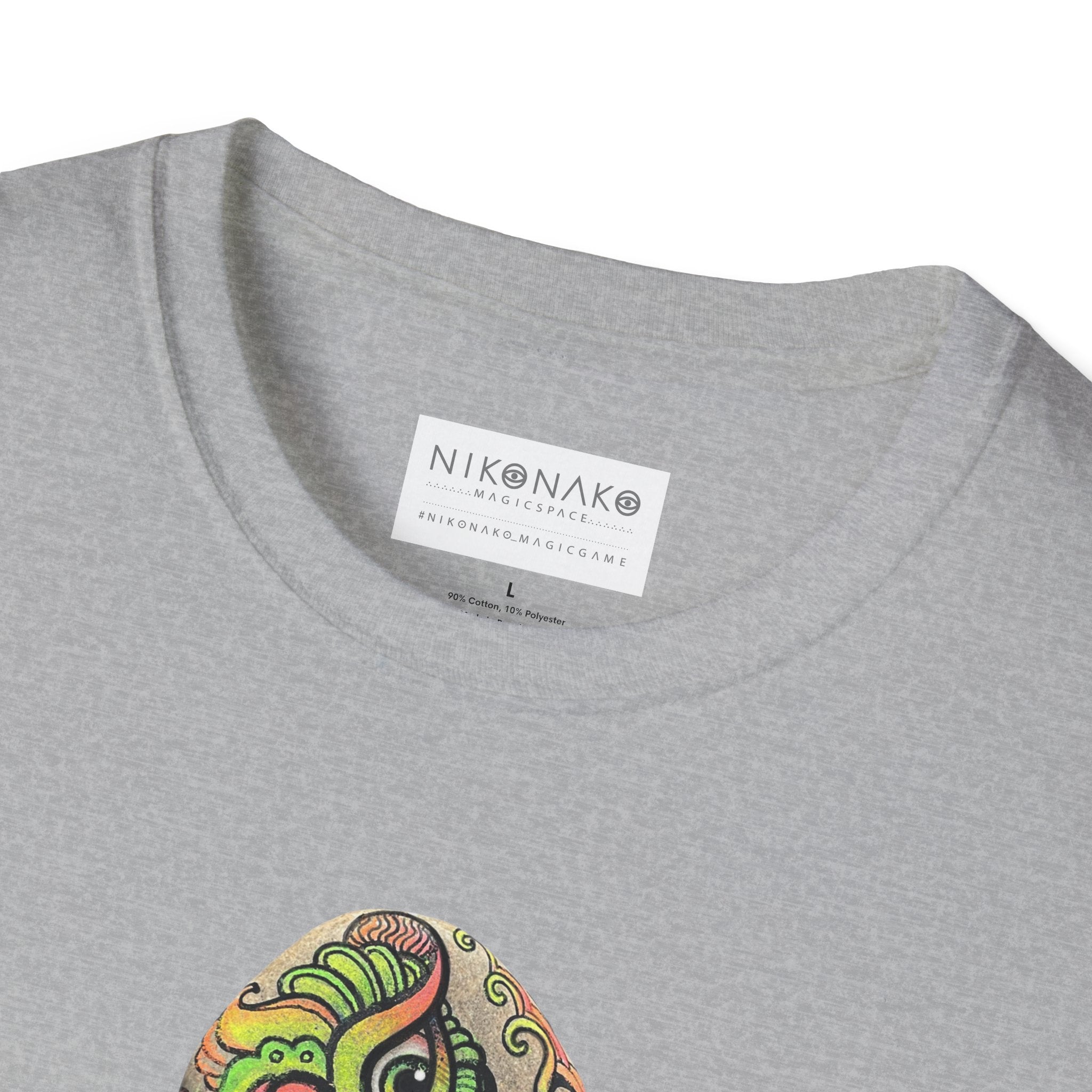 Psychedelic Green Mandala T-Shirt — Abstract Tribal Circle Art Tee #h84210