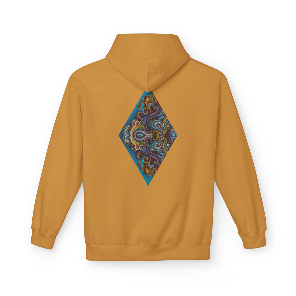 Hoodie — Colorful Geometric Tribal Diamond Print #g765889