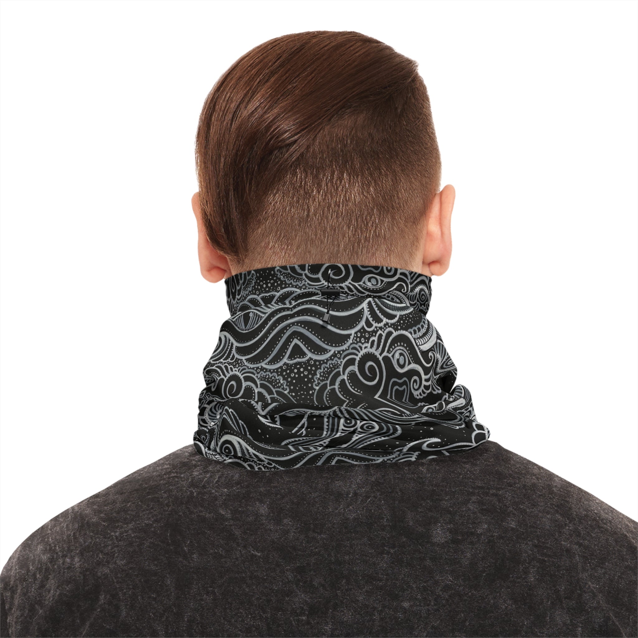 Winter Neck Gaiter With Drawstring #ag65134