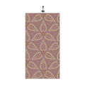 Pink Paisley Winter Neck Gaiter with Drawstring — Cozy Floral Face Scarf #g8654346