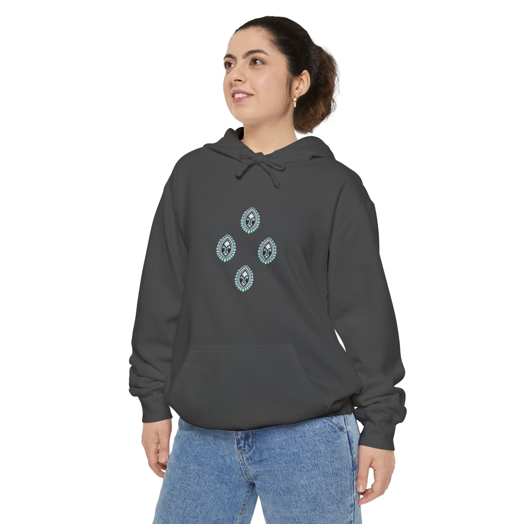 Hoodie — Geometric Mystic Pattern Diamond Back Print #gmh13