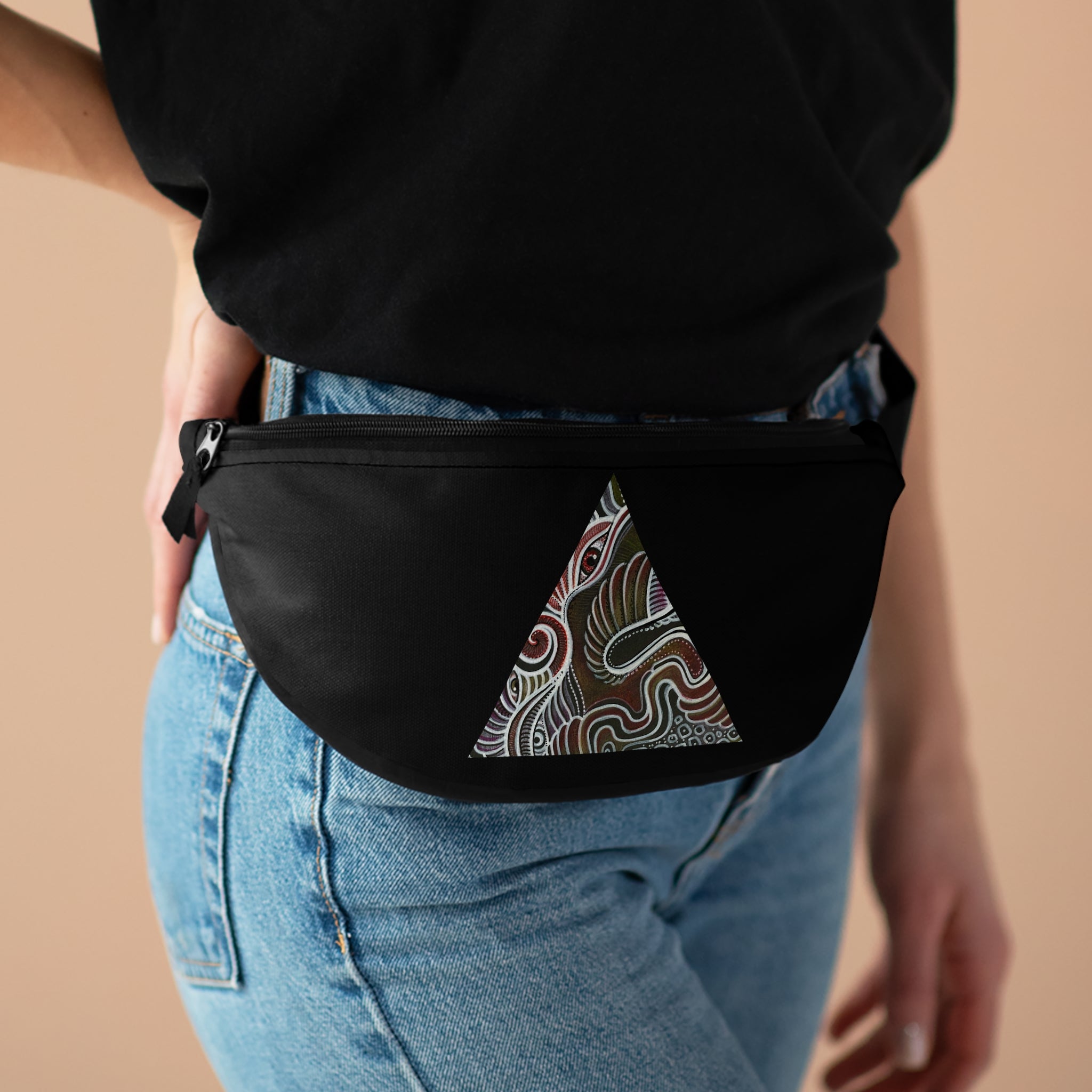 Abstract Tribal Triangle Fanny Pack #fp7878