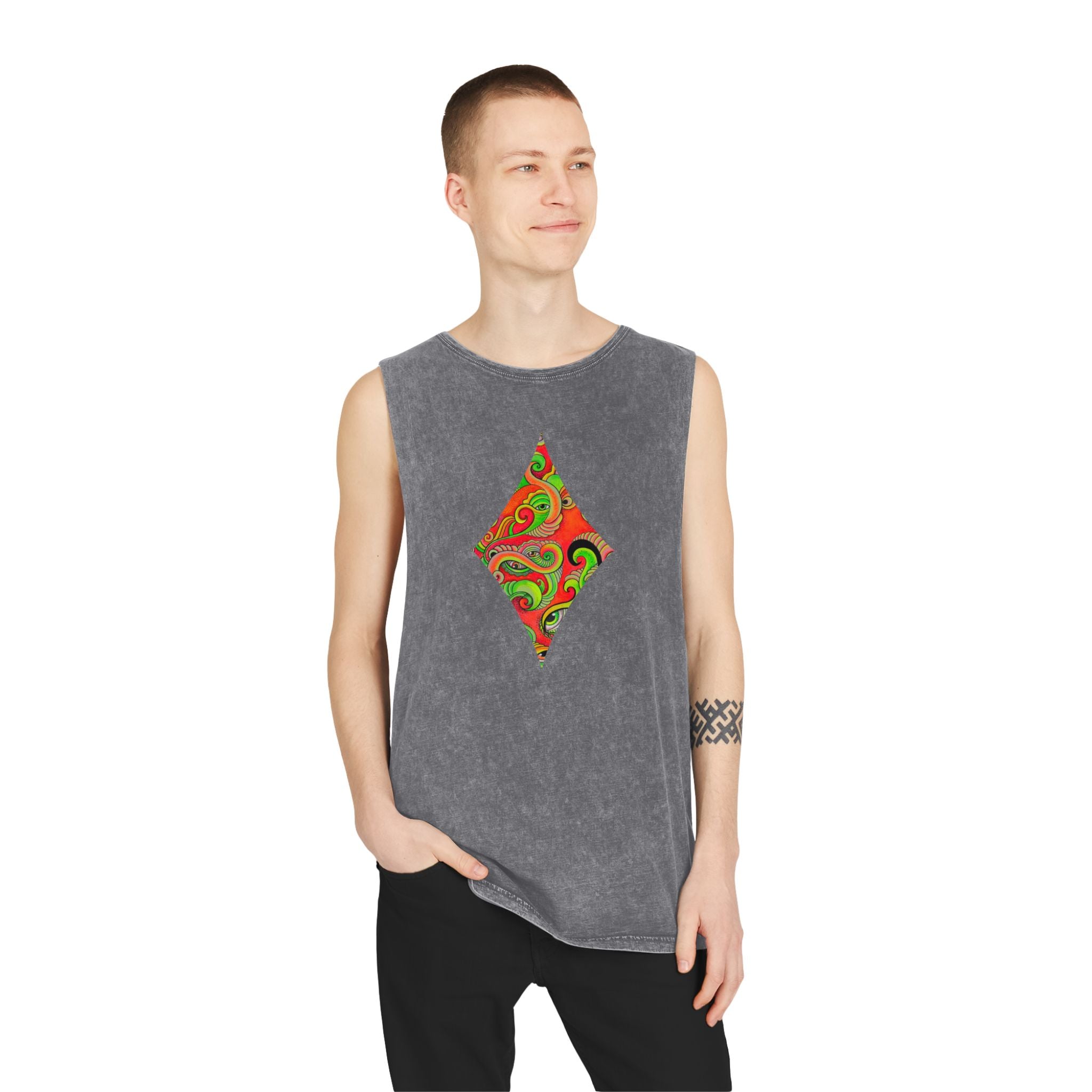 Psychedelic Swirl Tank Top #g98753567