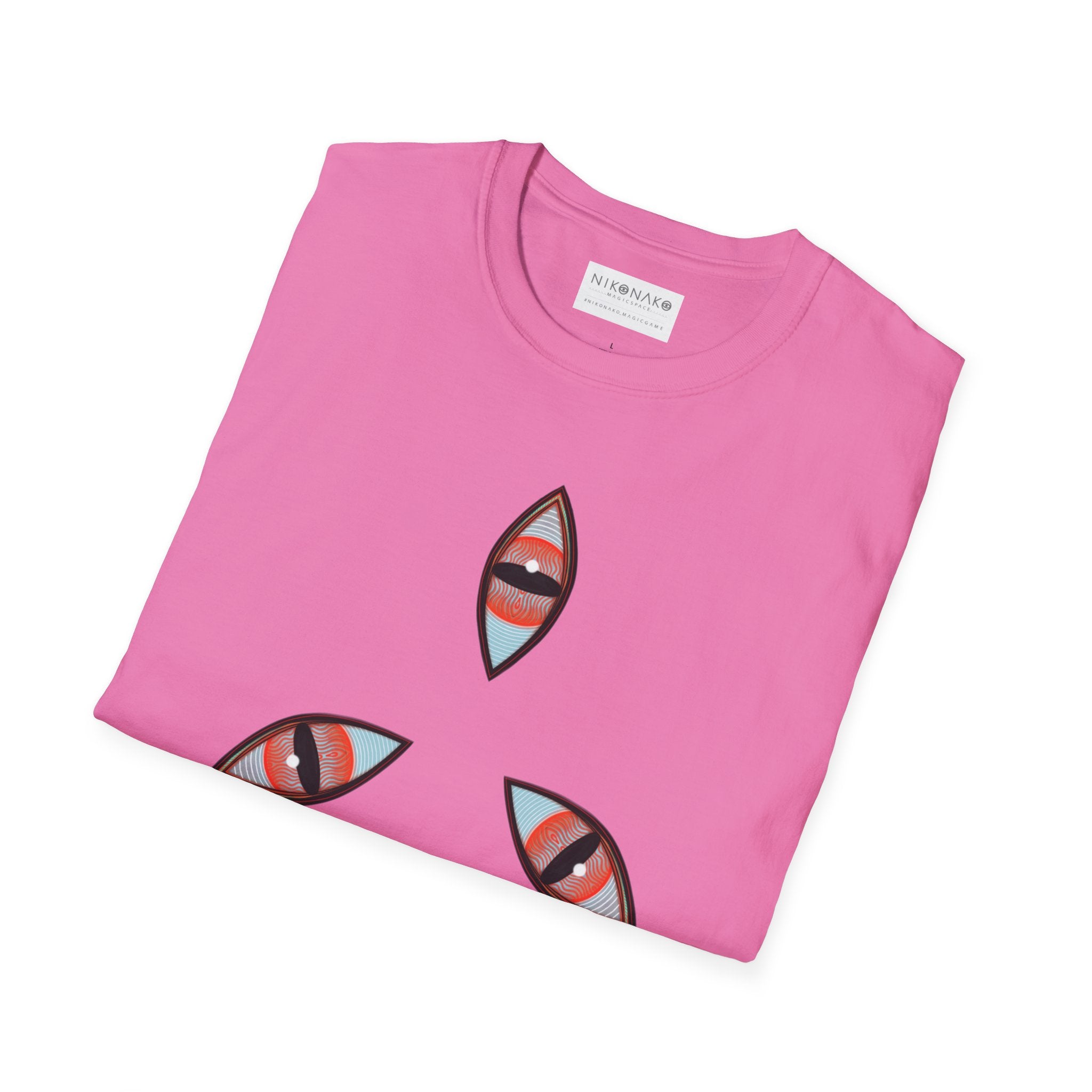 Geometric Tribal Pattern T-Shirt | Kaleidoscope Triangle Eye Motif