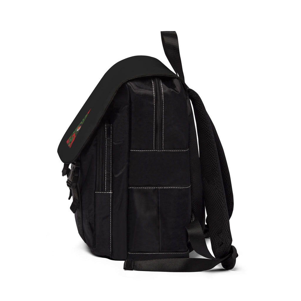 Triangle Eye Pattern Backpack — Casual Shoulder Backpack with Mystic Geometric Design #lit095420