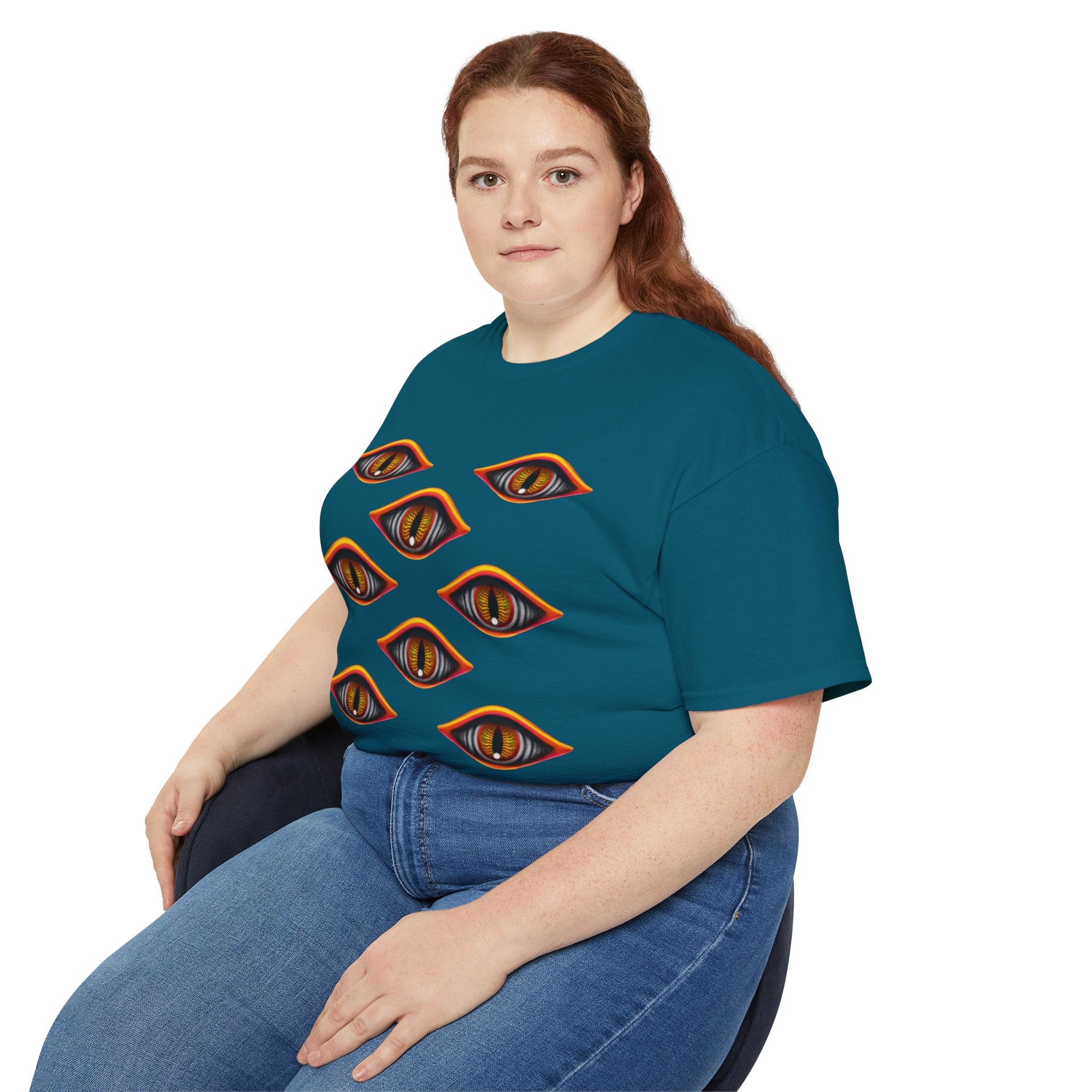 Mystic Eyes Graphic Tee — Psychedelic All-Seeing Eye T-Shirt #hfs84300