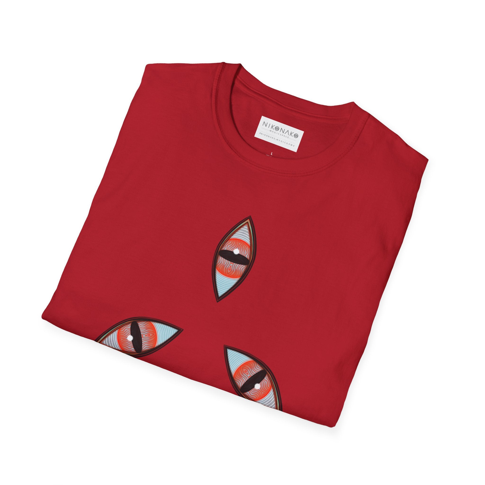 Geometric Tribal Pattern T-Shirt | Kaleidoscope Triangle Eye Motif