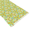 Light Scarf — Yellow Floral Geometric Lightweight Scarf #sa3452