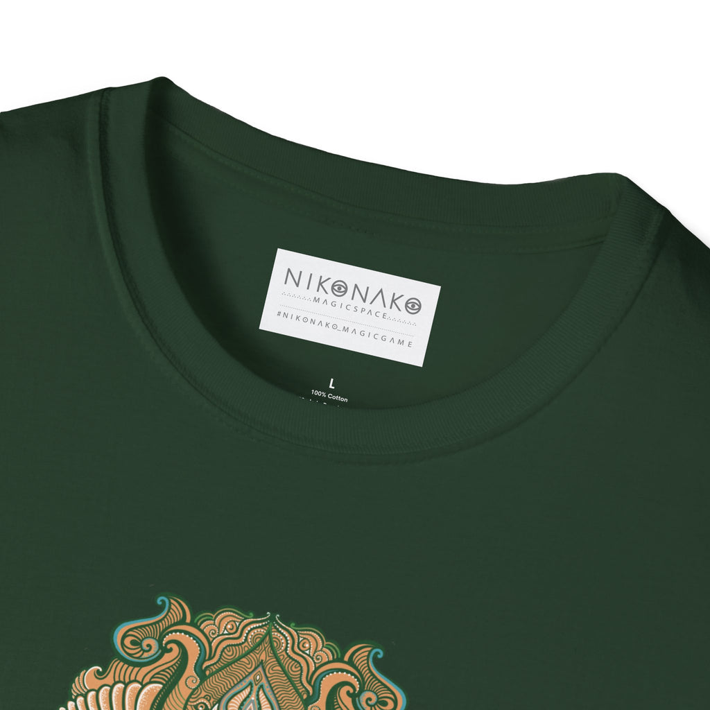 Green Celtic Knot Mandala T-Shirt | Floral Shamrock Pattern