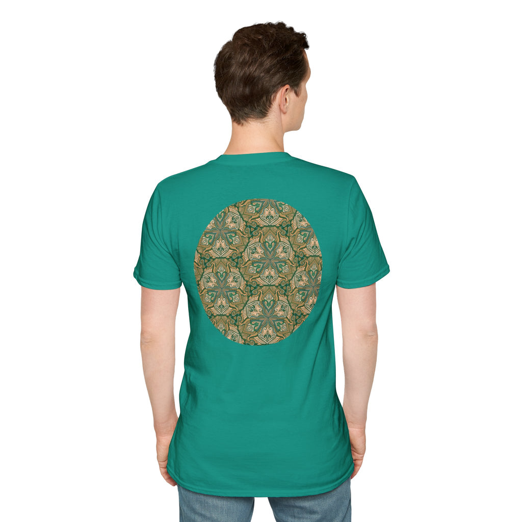 Green Celtic Knot Mandala T-Shirt | Floral Shamrock Pattern
