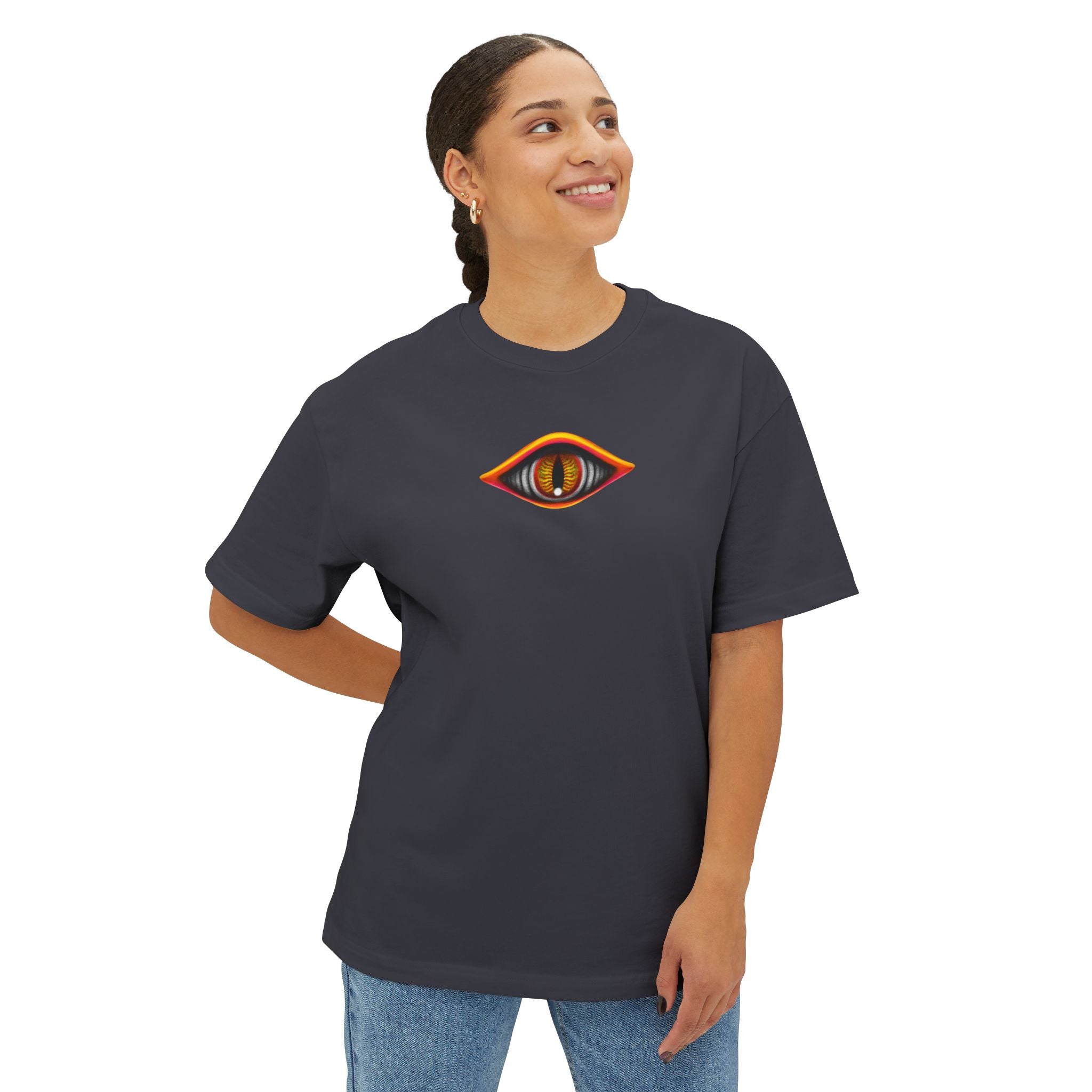 Mystic Eye Tee — Psychedelic Neon Third-Eye Graphic T-Shirt