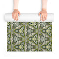 Green Celtic Pattern Yoga Mat — Foam Exercise & Pilates Mat #dgy55223