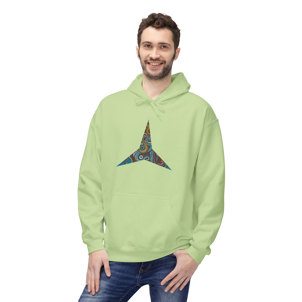 Hoodie — Colorful Geometric Tribal Diamond Print #g765889