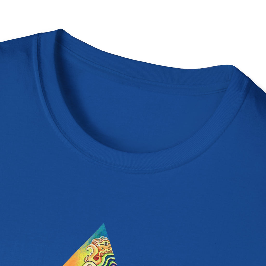 Psychedelic Prism Triangle T-Shirt #h7432887
