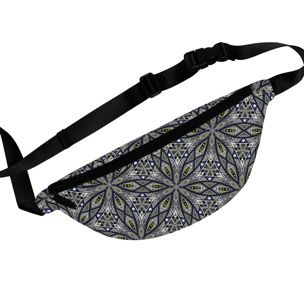 Kaleidoscope Geo Fanny Pack — Boho Floral Waist Bag