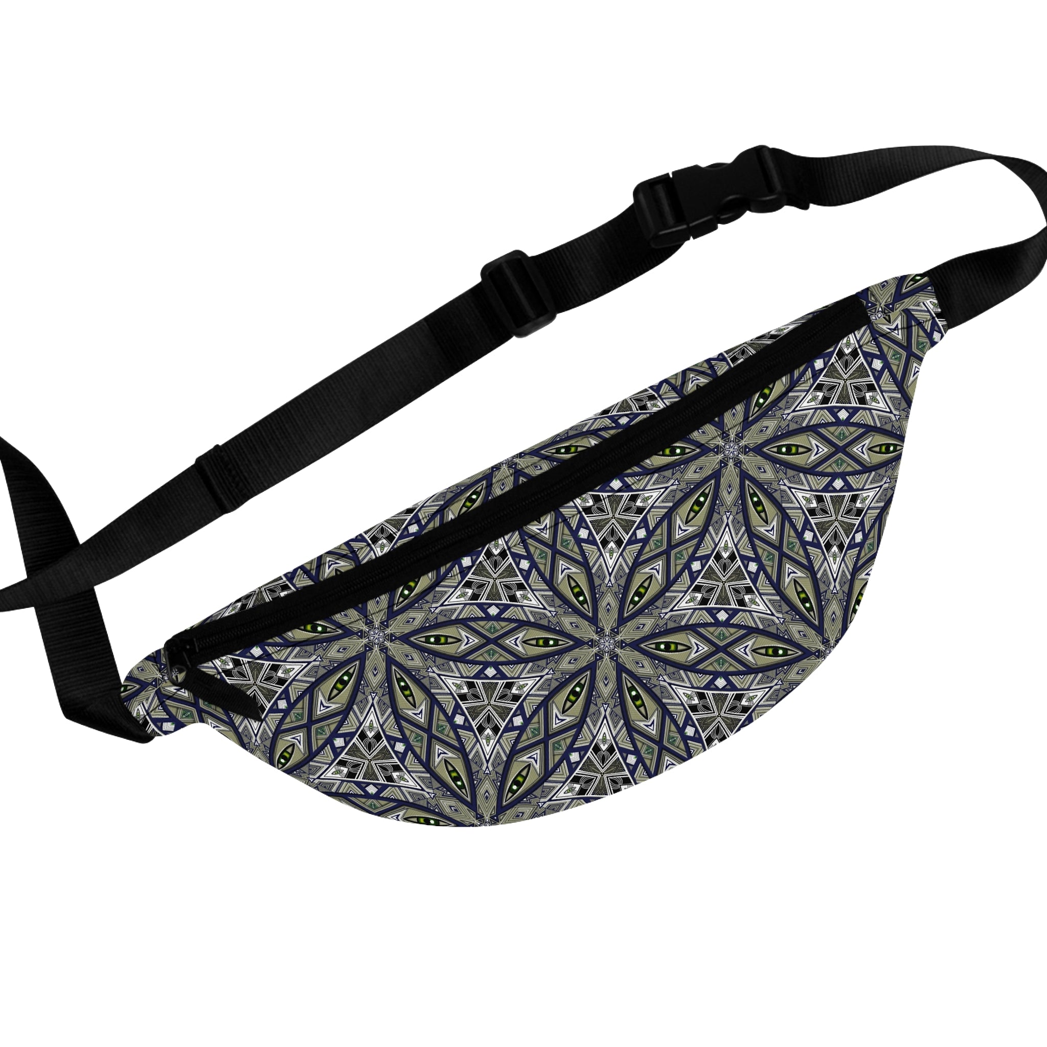Kaleidoscope Geo Fanny Pack — Boho Floral Waist Bag
