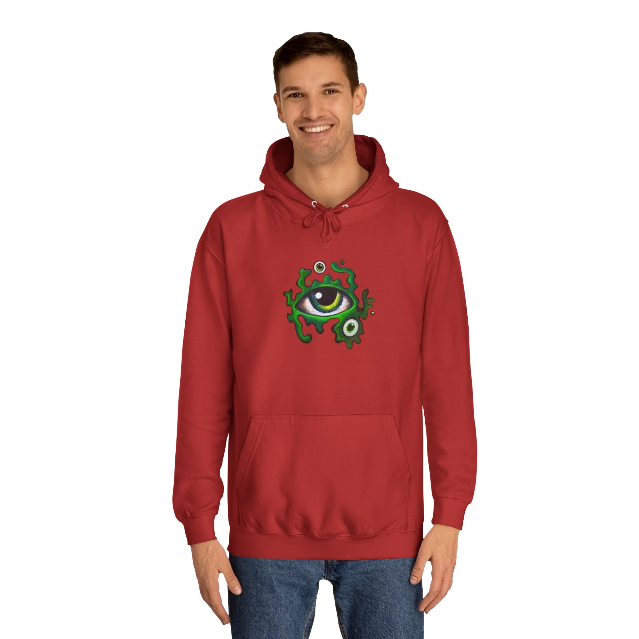 Green Eye Graphic Hoodie #r9764567