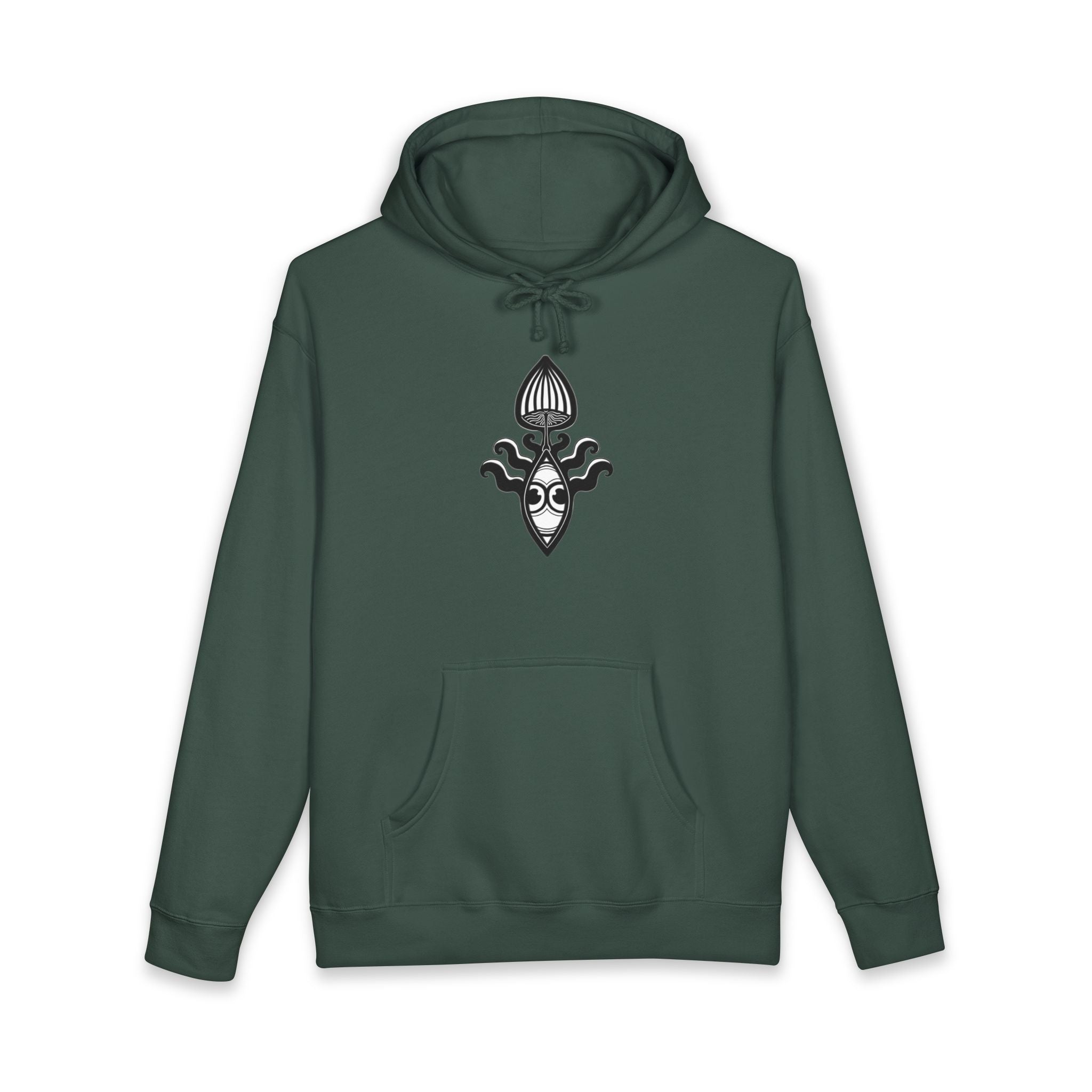 Hoodie — Intricate Black Tribal Mandala Skull Design #x8765467