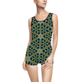 Vintage Kaleidoscope One-Piece Swimsuit #om88222