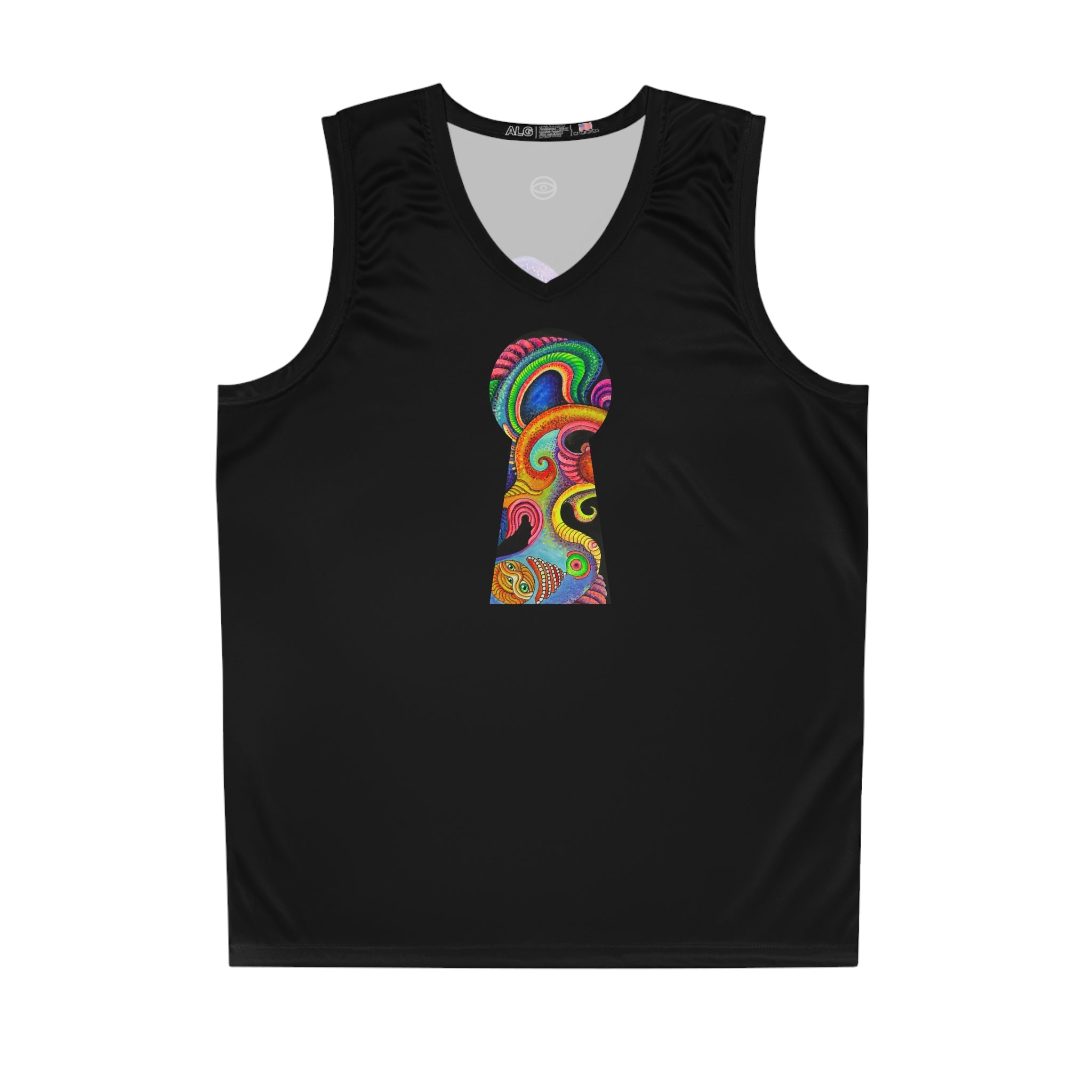 Psychedelic Swirl Basketball Jersey #k976369