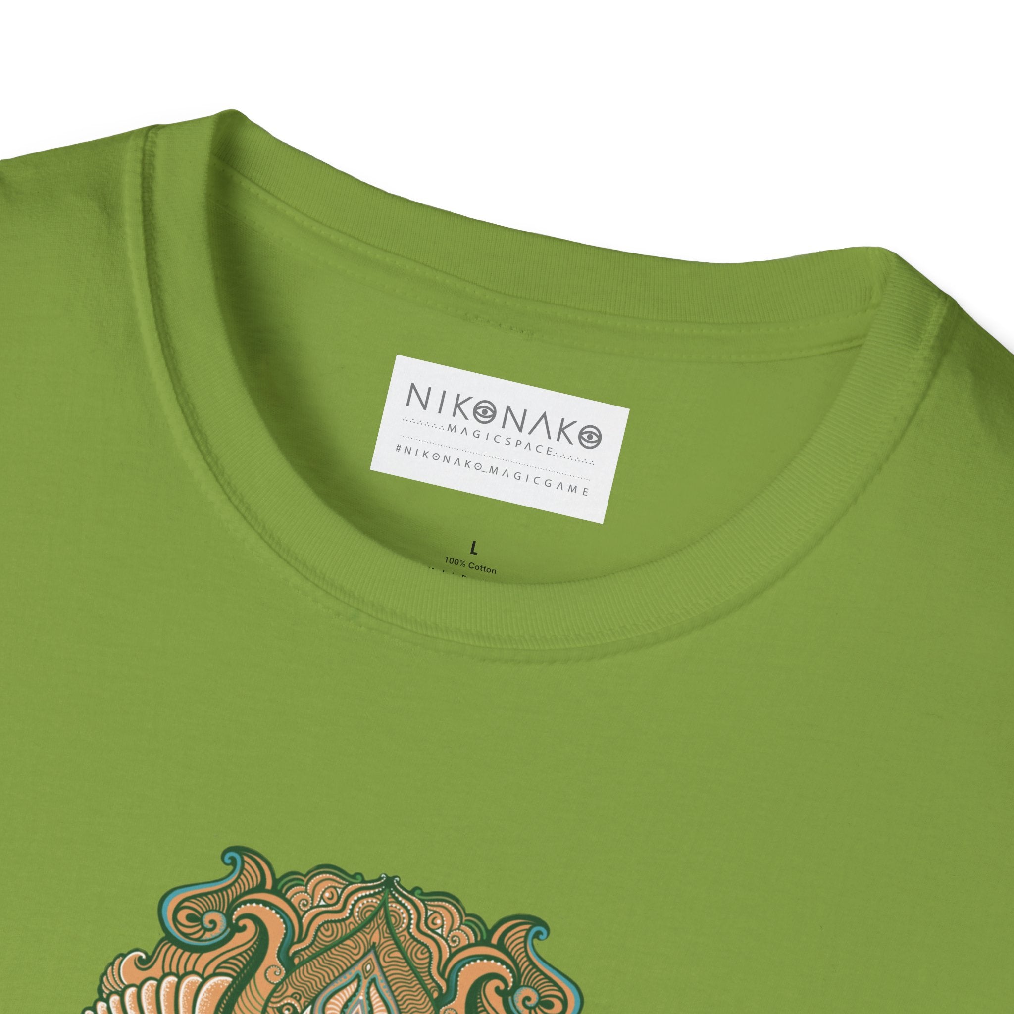 Green Celtic Knot Mandala T-Shirt | Floral Shamrock Pattern