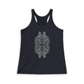 Ornate Symmetry Racerback Tank — Intricate Floral Mandala Design #rj663328