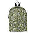 Green Celtic Knot Backpack — Patterned Travel & School Bag #b5329