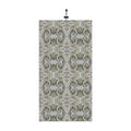 Winter Neck Gaiter — Olive Paisley Drawstring Face Mask & Scarf #s46742