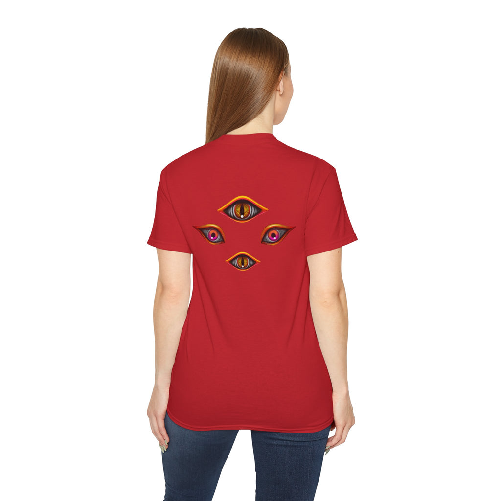 Mystic Eyes Graphic Tee — Psychedelic All-Seeing Eye T-Shirt #hfs84300