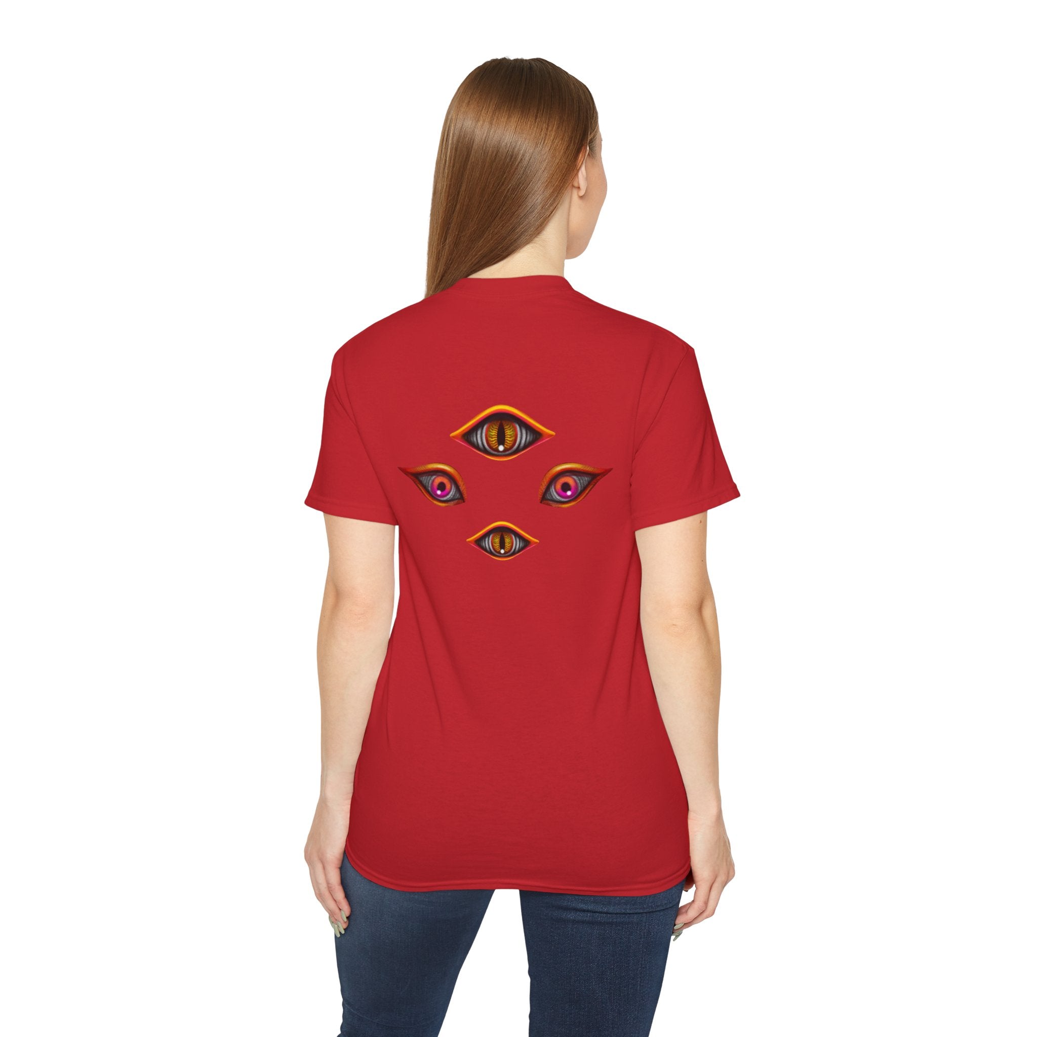 Mystic Eyes Graphic Tee — Psychedelic All-Seeing Eye T-Shirt #hfs84300