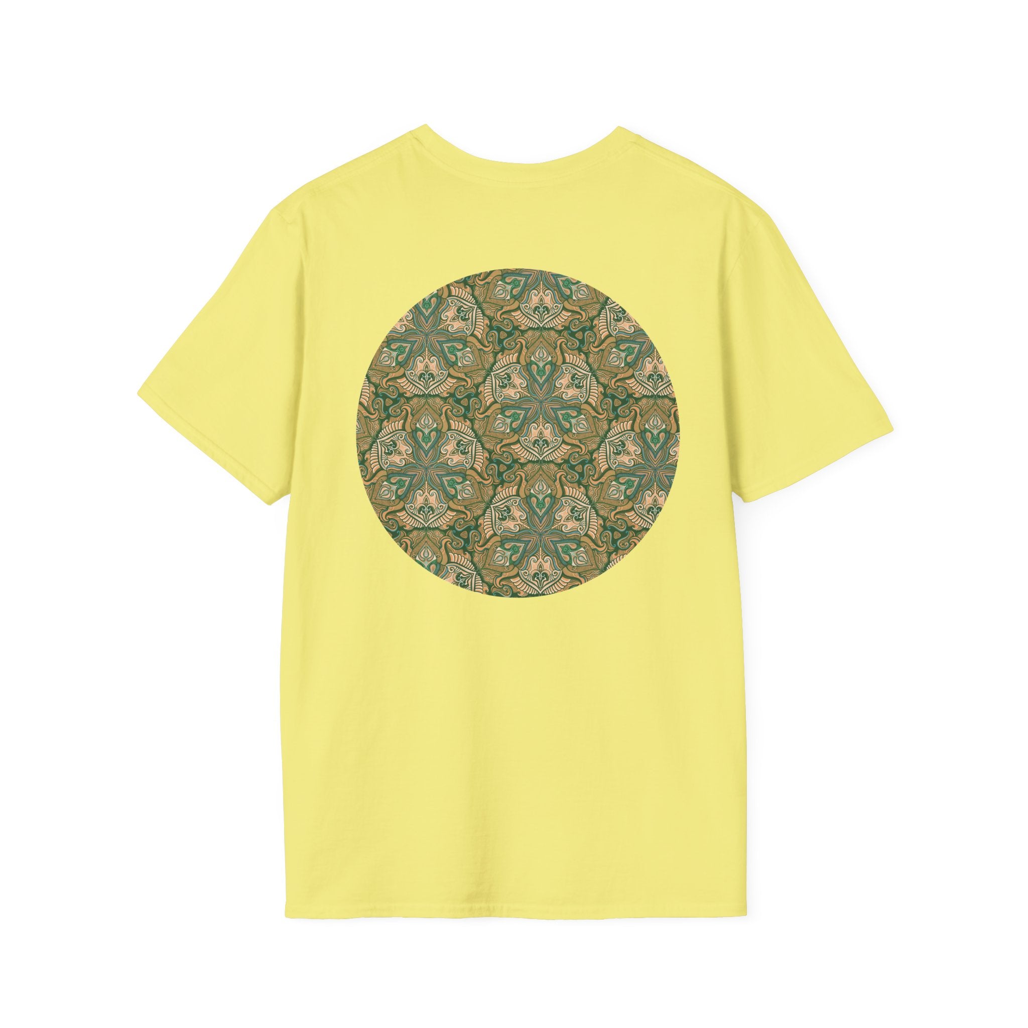 Green Celtic Knot Mandala T-Shirt | Floral Shamrock Pattern