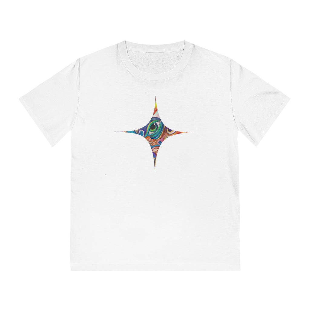 Psychedelic Gem T-Shirt — Colorful Abstract Star & Triangle Design #gf87598