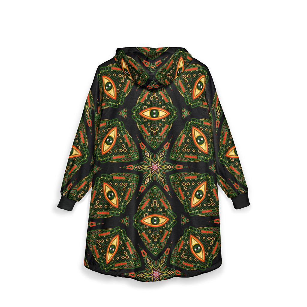 Mystic Eye Hooded Blanket — Psychedelic Kaleidoscope Throw for Cozy Lounging #f975256
