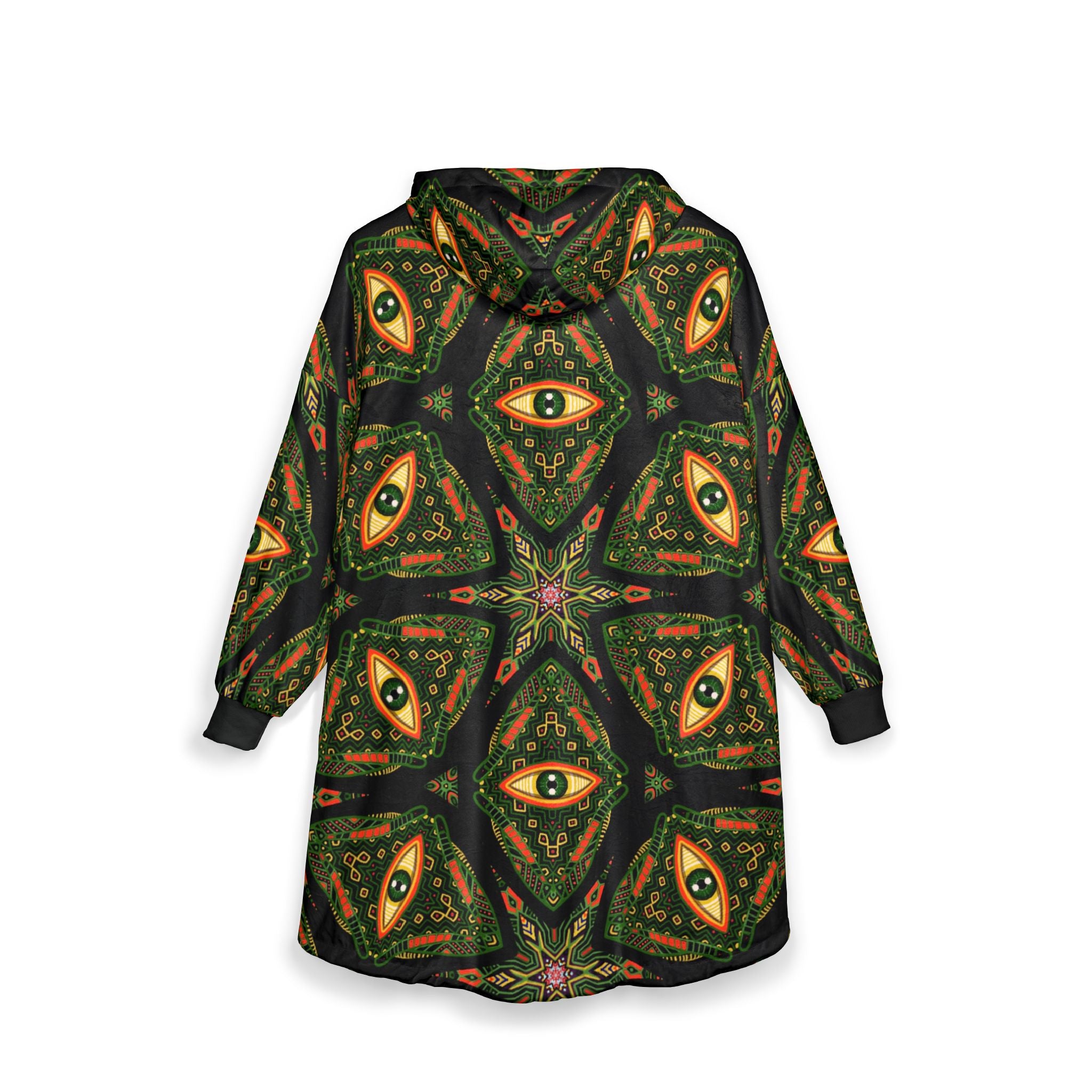 Mystic Eye Hooded Blanket — Psychedelic Kaleidoscope Throw for Cozy Lounging #f975256