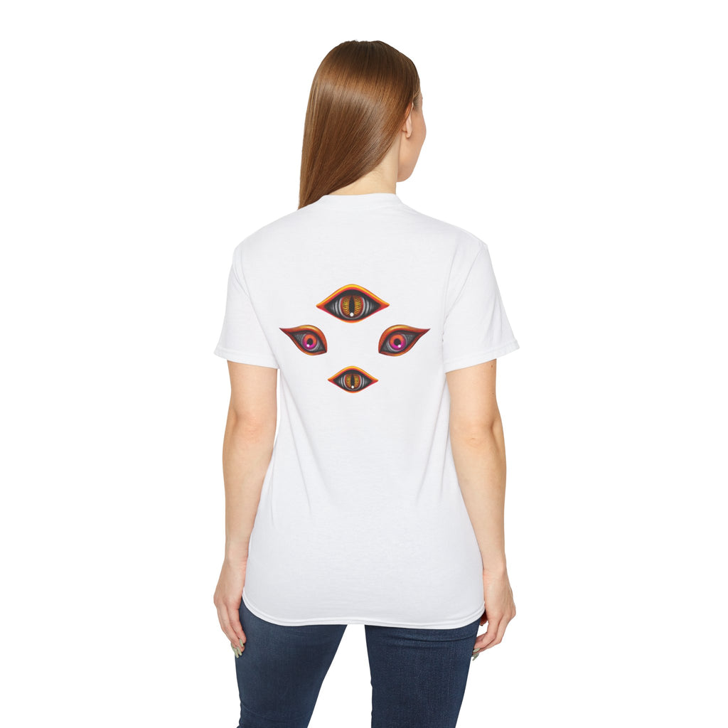 Mystic Eyes Graphic Tee — Psychedelic All-Seeing Eye T-Shirt #hfs84300
