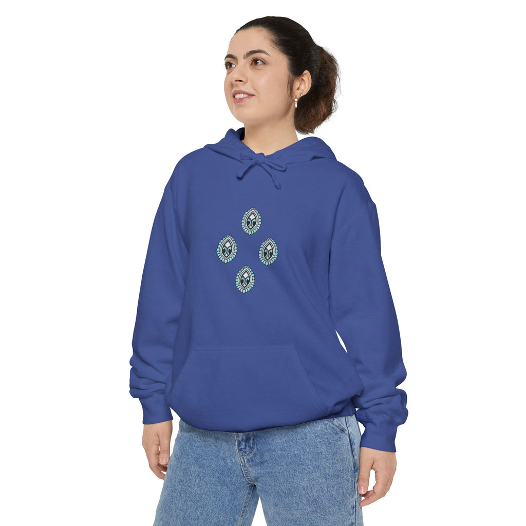 Hoodie — Geometric Mystic Pattern Diamond Back Print #gmh13